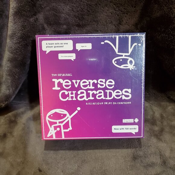 Reverse Charades Board Game Fun Hilarious Family Game Ages 6+ RARE Sealed - Picture 1 of 7